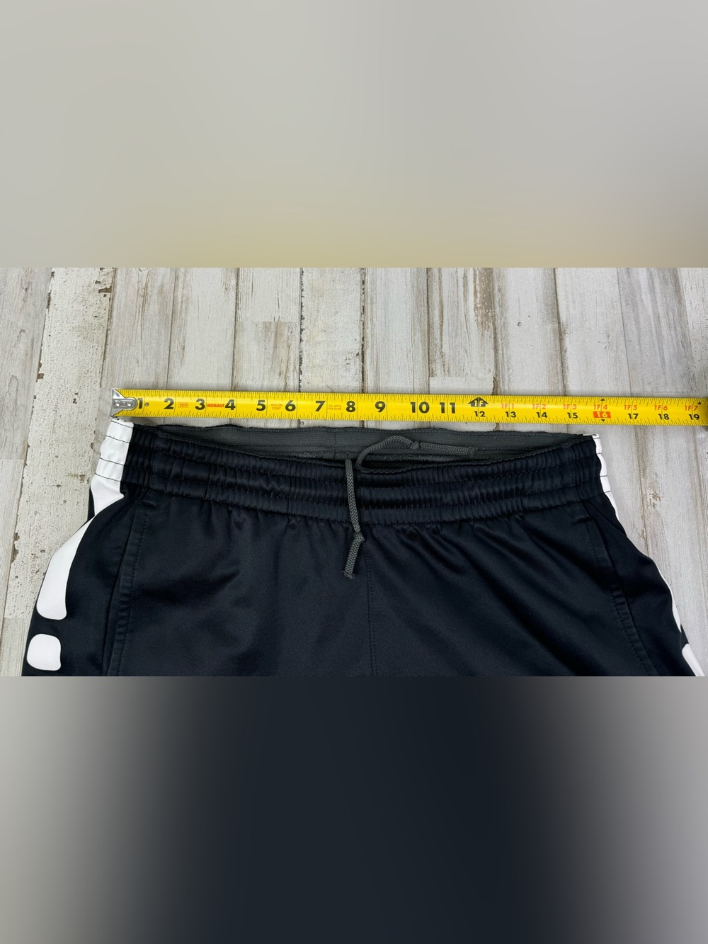 Nike Men's Black Sweatpants Size Large Elastic Waist Activewear - Picture 5 of 10